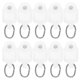 thumbnail image 1 of 50 piezas de accesorios para riel de cortina: gancho silencioso, polea, gancho de bola y rodillo., 1 of 7