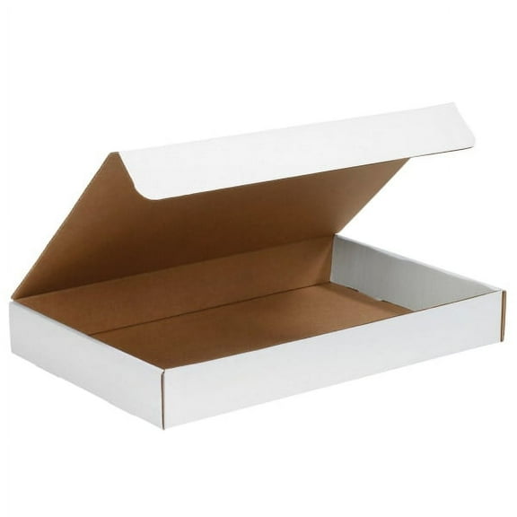 Office Depot® Brand Literature Mailers, 17" x 11" x 2 1/2", White, Pack Of 25