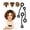 Black-Short, variant on BONNET QUEEN Multi-function Satin Heatless Hair Curler & Hair Tie Non-Heating Hair Roller Curling Rod with Scrunchie, Large, Cream Pink(For Big Curls)