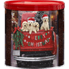 Great Value Holiday Popcorn Tin, Puppy Truck Design, 3 Assorted Flavors, 21 Ounces