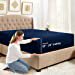 thumbnail image 2 of Empyrean Bedding King Fitted Sheet Deep Pocket - King Size Sheets with Deep Pockets - Ultra Soft King Size Fitted Sheet Only Deep Pocket Fits Up to 24" Deep Pocket - Fade Resistant - Navy Blue, 2 of 5
