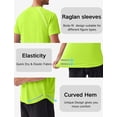 thumbnail image 4 of Pinspark Mens 2 Pack UPF50+ Sun Protection Swim Surf Short Sleeve Athletic Shirts Rash Guard Quick Dry Performance Shirts, 4 of 6