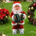 thumbnail image 2 of Jolly Animated Santa Toy Interactive Talking Festive Character with Laughter Sounds for Kids Holiday Entertainment, 2 of 4