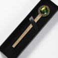 thumbnail image 5 of Tropical jungle palm fronds Reading Accessories: Lace Bookmark in Antique Bronze - Gift for Book Lovers and Readers, 5 of 5