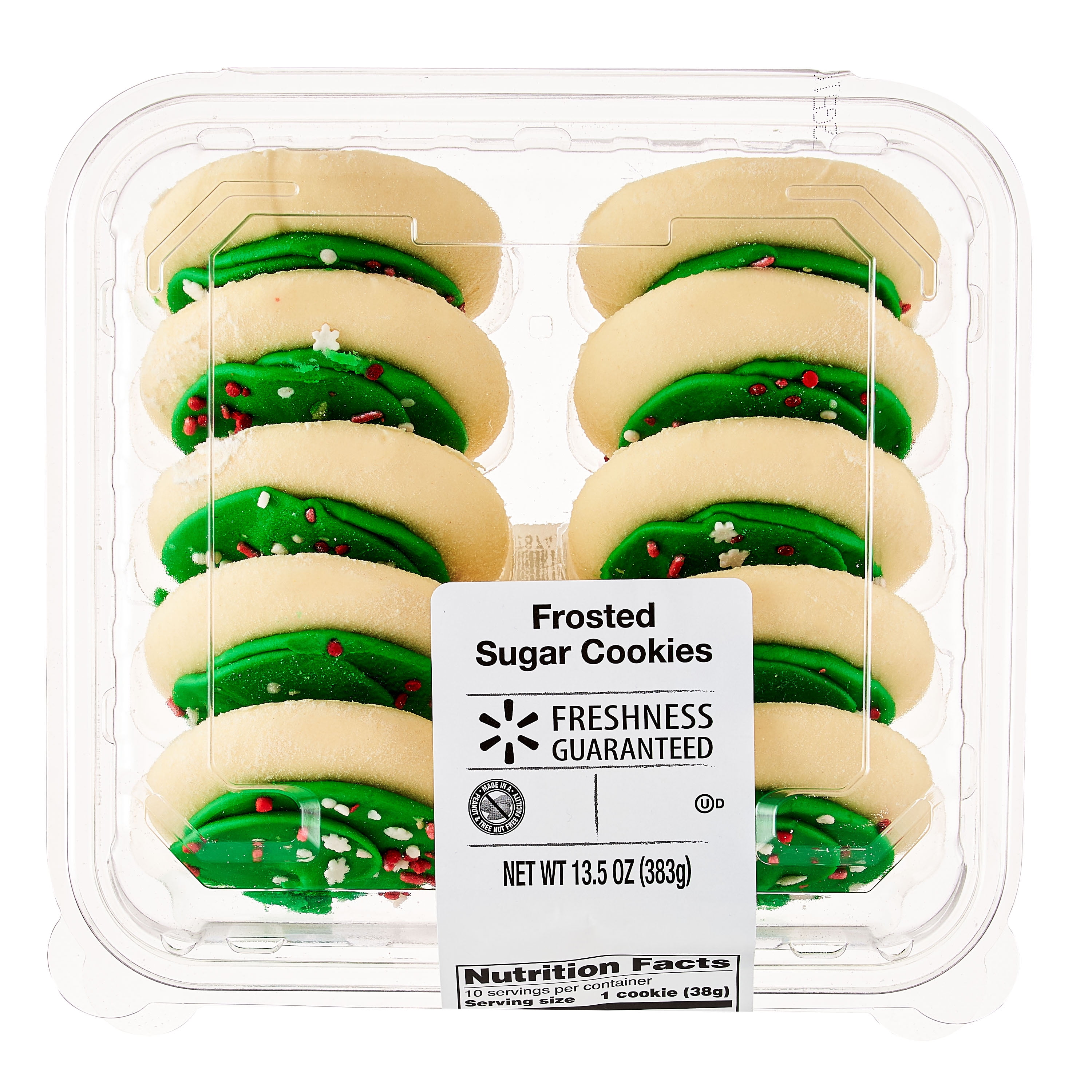 Freshness Guaranteed Frosted Sugar Cookies, 13.5 oz, 10 Count