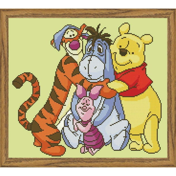 Diamond Dotz Disney Winnie The Pooh With Friends Diamond Painting Walmart Com