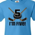 thumbnail image 4 of Inktastic 5th Birthday Ice Hockey Sports Party Boys Youth T-Shirt, 4 of 5
