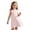 Light Pink, variant on Sunny Beach Day Dress For Girls Sleeveless Solid Color For Kids Lightweight Cozy For Warm Weather Winter Dress