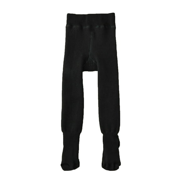 Tanhomme Girls Leggings Thick Thermal Pants Warm Tights Autumn And Winter Fleece Thickened Children's Pantyhose Baby Leggings Solid Color Cotton Socks Length Pants Pantyhose For Winter Stocking