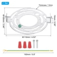 thumbnail image 2 of Kit de Soporte de Montaje Universal para Fijación de Luz Uxcell de 4.5", Placa de Techo Redonda con Tornillo para Luz de Pared, Luz de Techo, Pantalla de Araña, 2 of 7