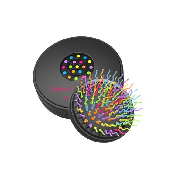 Eyecandy Rainbow volume S brush Compact (Black)