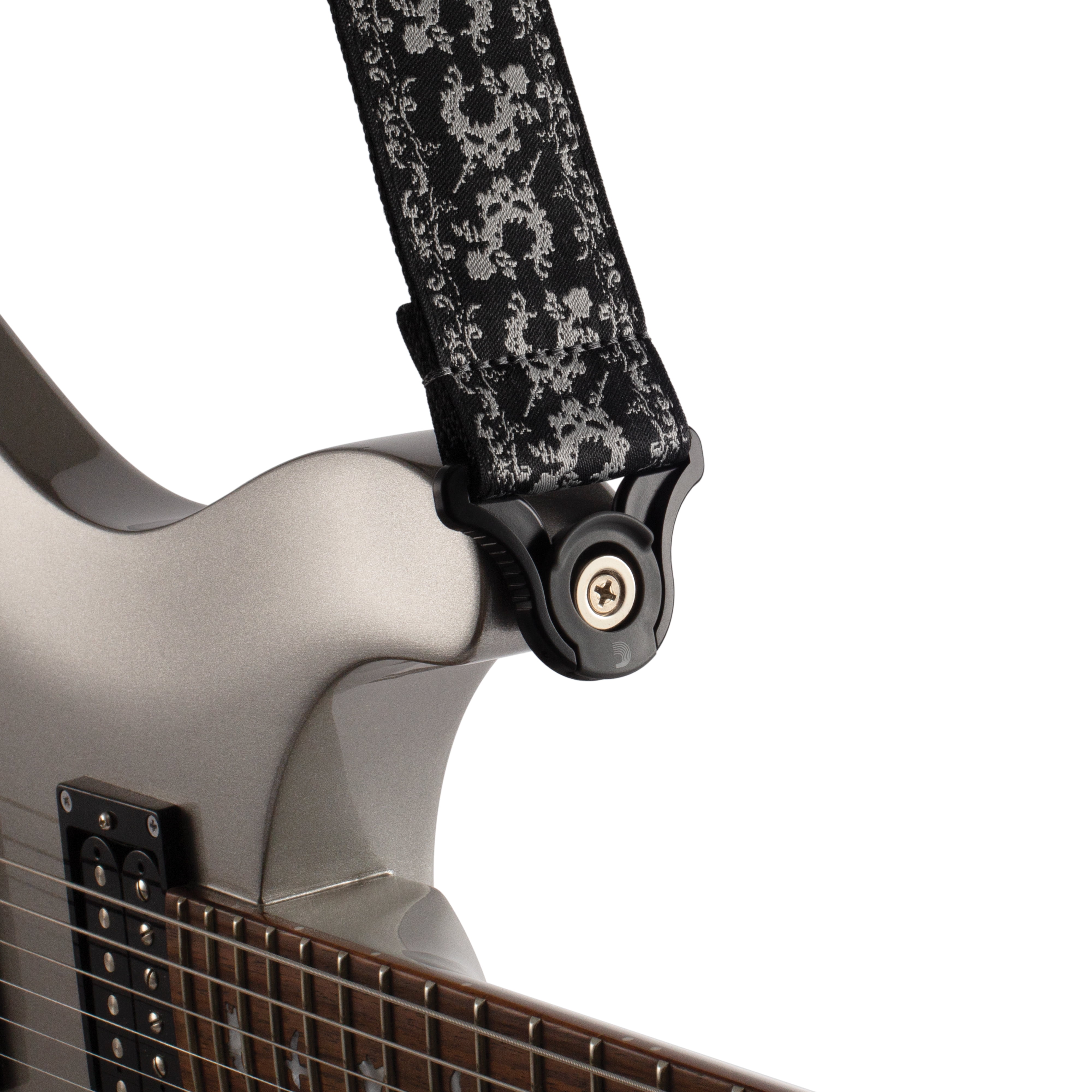 D'Addario Alchemy Auto Lock Guitar Strap, Masque