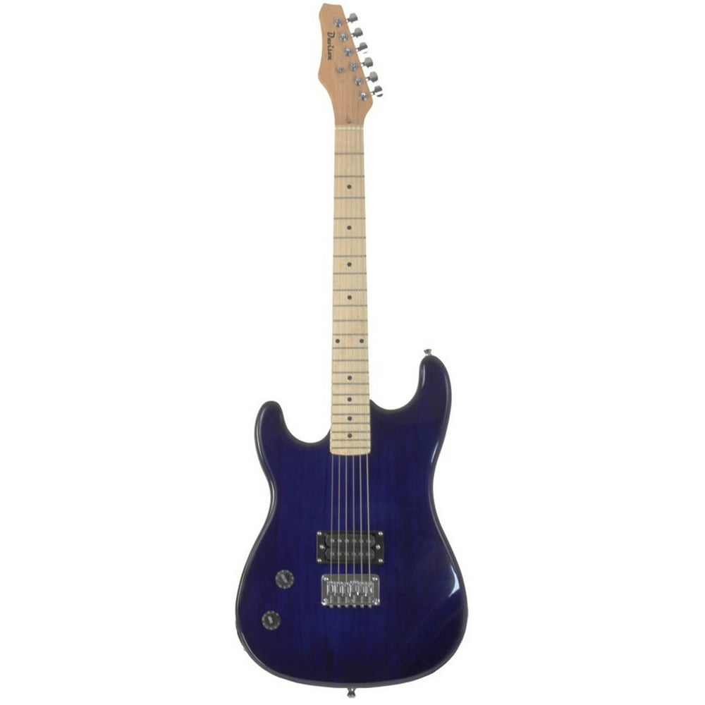 Davison Guitars Left Handed Electric Guitar Blue Full Size With Cord