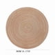 thumbnail image 2 of Apmemiss Clearance Round Placemats Round Place Mats 14.1 inch Non Slip Heat Resistant Washable Dining Table Mats for Kitchen Dining Tables Home Wedding Holiday Party, 2 of 3