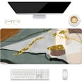thumbnail image 2 of Desk Mat, Large Mouse Pad, 31.5" x 11.8" XXL Extended Gaming Mousepad, Desktop Decor Desk Pad, Cute Men Women Office Supplies & Accessories, XL Mouse Pad for Laptop & Keyboard, Retro Abstract Art, 2 of 6