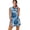 Blue Boho Mandala Floral, variant on Yuyamidu Hippie Vintage Floral Golf Dress for Women Size XS with Built-in Shorts Active Exercise Athletic Dresses for Women Zipper Collared Sports Activewear Dress with Pockets