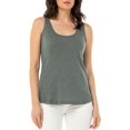 thumbnail image 1 of Liverpool Womens Heathered Scoop Neck Tank Top Green S, 1 of 2