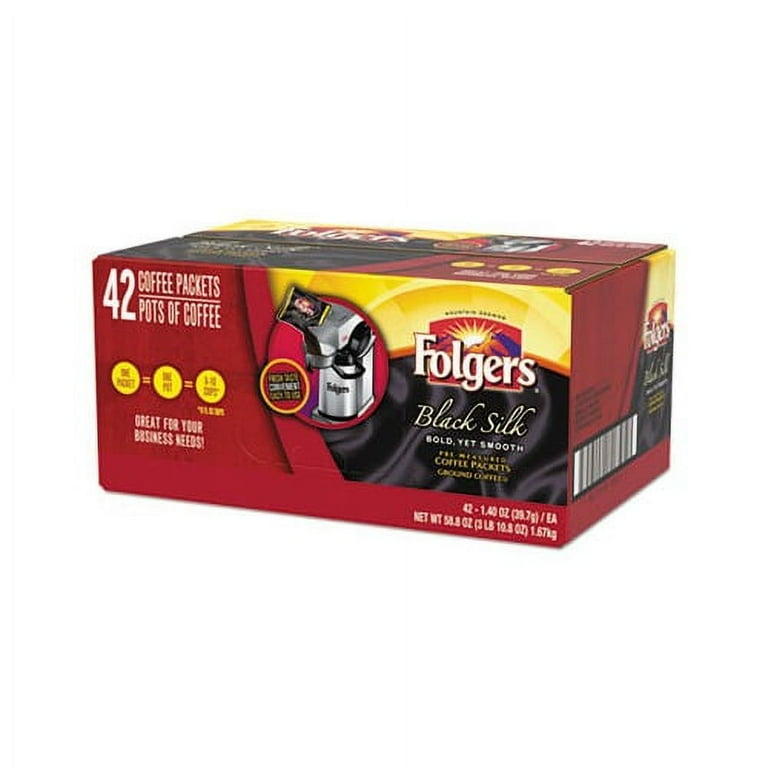 Coffee, Black Silk, 1.4 oz Packet, 42/Carton Coffee, Black Silk, 1.4 oz Packet, 42/Carton