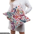 thumbnail image 4 of Ambesonne Paisley Fabric by the Yard Upholstery, Colorful Floral Petals Art, 5 Yards, Multicolor, 4 of 4