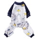 thumbnail image 1 of Ropa para mascotas pijama caliente suave y acogedor lindo espacio de dibujos animados Flores de impresión, 1 of 8