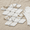 Calacatta Oro-10, variant on Carrara White 10 Peel and Stick Mosaic Tile Wall Decals for Kitchen Backsplash