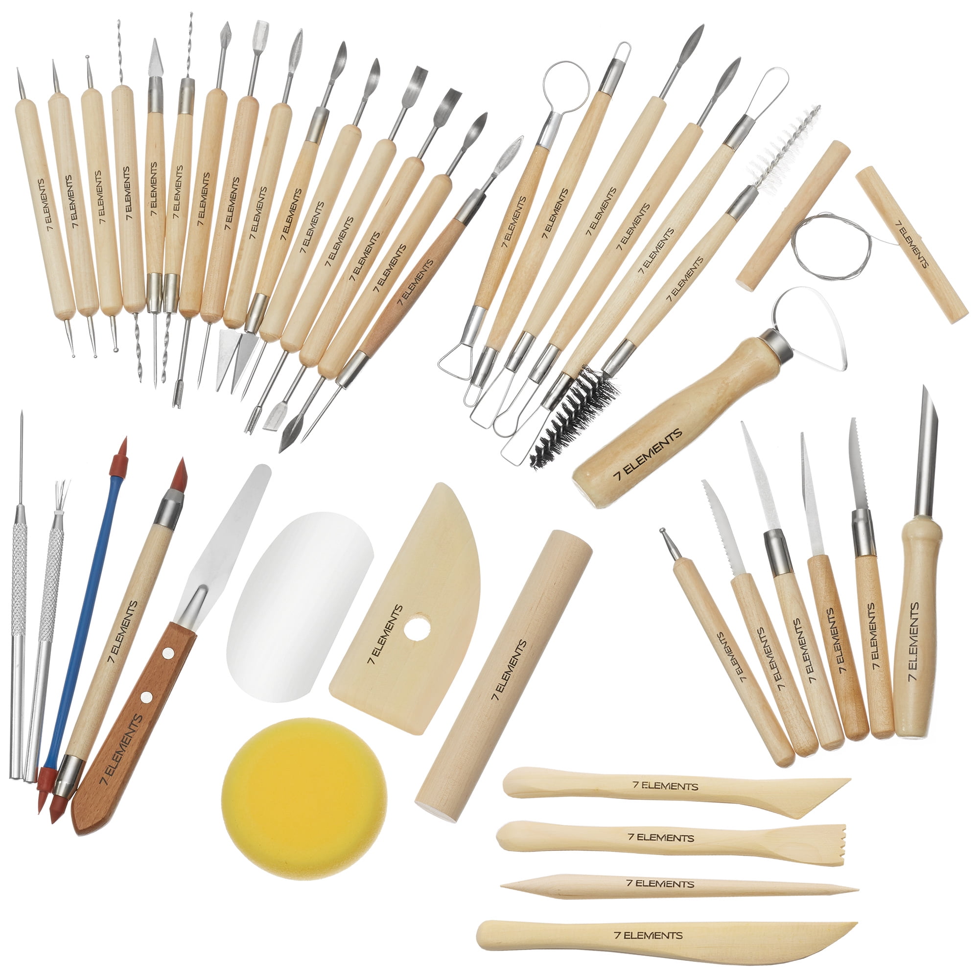 12PK CYNAMED Stainless Steel Spatula Wax & Clay Sculpting Tool Carver Set 