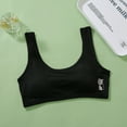 thumbnail image 5 of Hotiary Teen's Solid Color Casual Vest Breathable Sport Underwear Adolescent Pure Cotton Bra for Girls 12-16 Years Old, 5 of 10