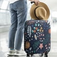 thumbnail image 2 of Pioneer Flower Floral Print Pattern Luggage Cover Fashion Suitcase Cover Baggage Covers Fit 25-28 Inch Luggage (Go Travel), 2 of 5