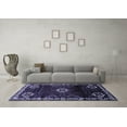 thumbnail image 3 of Ahgly Company Indoor Rectangle Persian Blue Traditional Area Rugs, 6' x 9', 3 of 4
