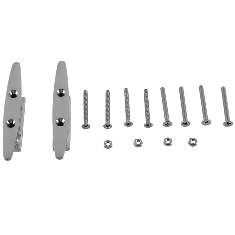 Boat Cleat Open Base Boat Cleat, Dock Cleat All 316 Stainless Steel