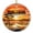 Version 1, variant on Artistic Natural Beauty of African Landscapes and Wildlife with Quotes Ornament, Christmas Gift or Travel Souvenir, Safari, Serengeti and Mount Kilimanjaro