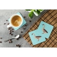 thumbnail image 3 of Carolines Treasures BB8070FC Chinese Goose Blue Check Foam Coaster, Set of 4, 3 of 3