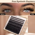 thumbnail image 3 of SENLINK 2027 NEW Lash Extension Kit Thick Eyelash Extension Kit 10-18mm Fluff Volume Lash Clusters 200D Individual Eyelashes Kit with Lashes Bond, Lashes Remover, Lash Tweezers, DIY Lash Extension, 3 of 8