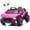 Pink, variant on Ambifirner 12VRide On Electric Car W/2.4G PC,2WD,4-Wheel Suspension,Rear Cargo Storage,Bright Front Headlights,Bluetooth,USB,Music,Speeds 1.5-2.5MPH