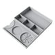 thumbnail image 2 of Caja de almacenamiento de herramientas para tapete de apisonamiento de espresso, accesorios de silicona, 20 x 25 x 2,6 cm, fácil de lavar Gris, 2 of 9