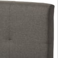 thumbnail image 4 of Baxton Studio Brookfield Beige Fabric Upholstered Queen Size Bed, 4 of 6