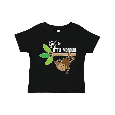 

Inktastic Gigi s Little Monkey Grandchild Gift Toddler Boy or Toddler Girl T-Shirt