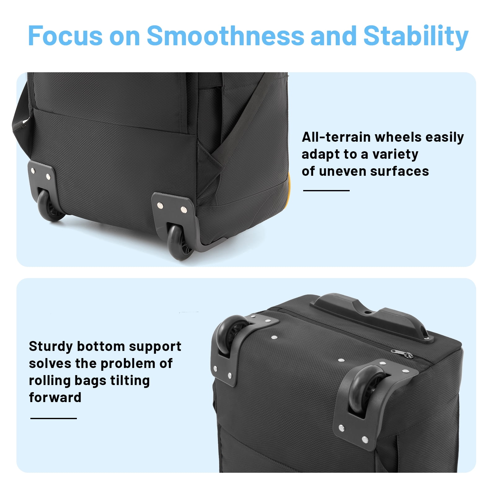 Rolling Baseball Bag with Wheels, Large Capacity Softball Bag Holds 4 Bats for Boys and Girls, Youth Equipment Bag with Rain Cover and Shoe Compartment