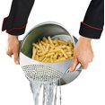 thumbnail image 4 of Los mejores utensilios, colador de ollas, colador de espaguetis de acero inoxidable, colador y escurridor de verduras, se adapta a todas las ollas de hasta 10 pulgadas, 4 of 4