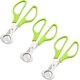 thumbnail image 1 of Tijeras cortadoras de huevos de codorniz, herramientas para cortar huevos de cocina (verde), 3 uds. oso de fresa  Electrónica, 1 of 5