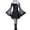 E-Blue, variant on SRZYMJ Women High Waist Lace Up Tiered Ruffle Skirt Textured Fabric Bodycon Asymmetrical Hi Low Hem Gothic Steampunk Party Cocktail Midi Skirt S