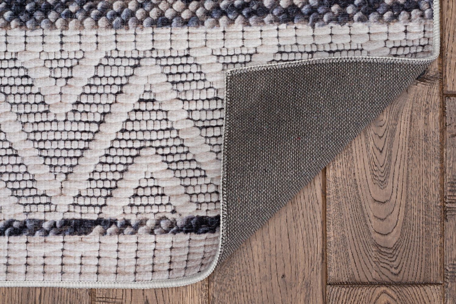 Mirage Novi Cream & Grey 5' x 7' Area Rug