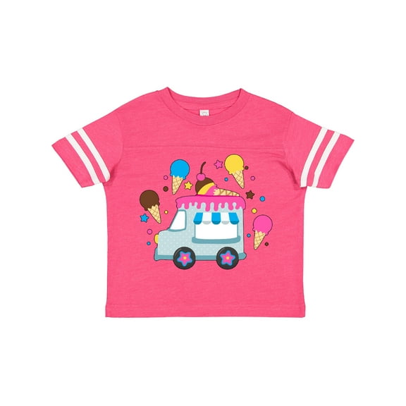 Inktastic Ice Cream Truck with Ice Cream Cones Boys or Girls Toddler T-Shirt