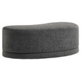 thumbnail image 4 of Nimbus 48" Upholstered Ottoman Bench in Cast Slate, 4 of 10