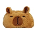 thumbnail image 3 of Estuche para lápices de capibara de peluche, organizador de papelería, bolso para bolígrafos, bolsa para animales de peluche Estilo C, 3 of 9