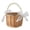 B, variant on Ybomd,Rattan Floral Basket,Bamboo Woven Flower Basket,Wicker Rattan Flower Basket with Pearl Handle, Rustic Wedding Flower Girl tote Or Home Decor Piece.
