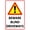 Warning Sign 3, variant on Dam No Swimming Aluminum Sign - 8"x12" Metal Safety Warning Sign for Indoor Outdoor Use