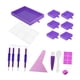 thumbnail image 1 of Kits de Bandejas de Pintura de Diamantes Macarena 5D Multifuncional para Adultos Soporte de Bandeja de Pin Púrpura, 1 of 7