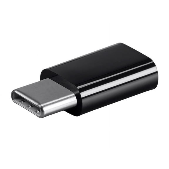 Monoprice USB-C to Micro B Adapter - Black, Male to Female With Gold Plated Contacts