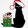thumbnail image 3 of CafePress - Santa Cat & Mouse Kids Baseball Jersey - Kids Cotton Baseball Jersey, 3/4 Sleeve Shirt, 3 of 4